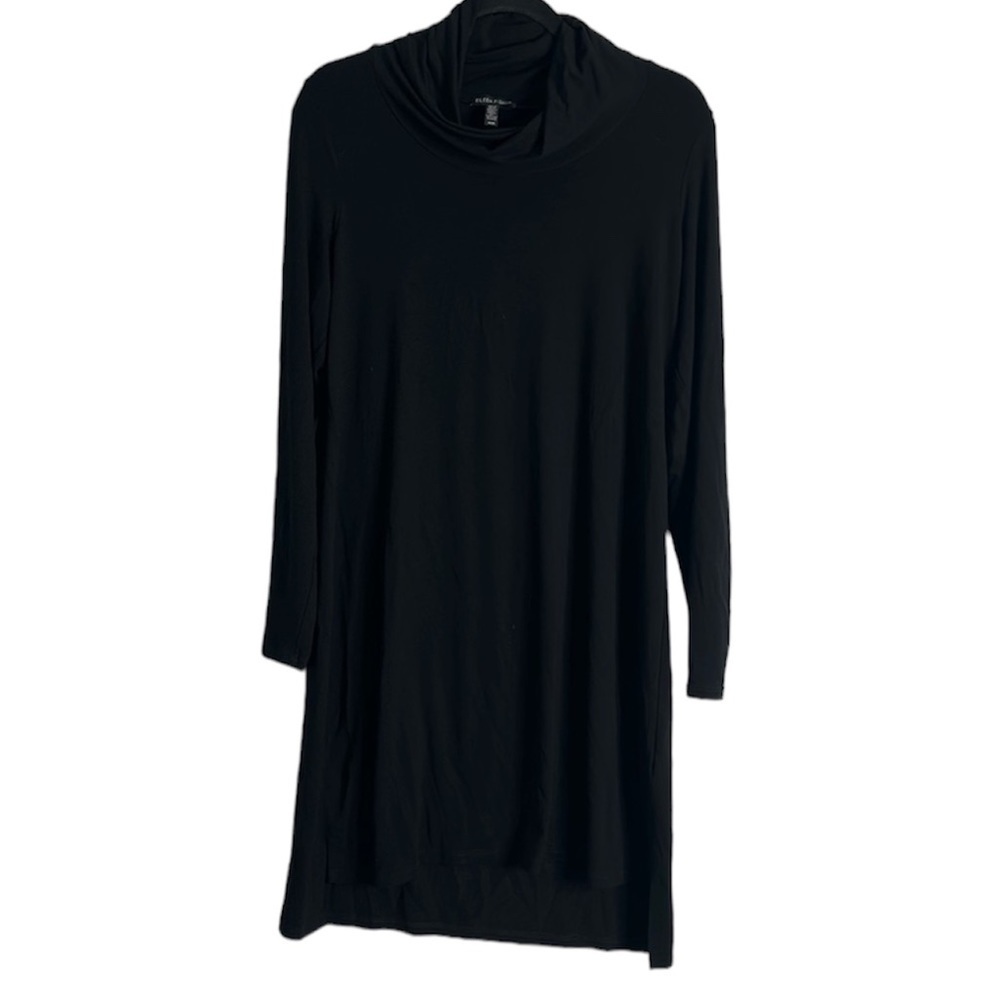 Eileen fisher black mini dress size medium - Picture 2 of 12